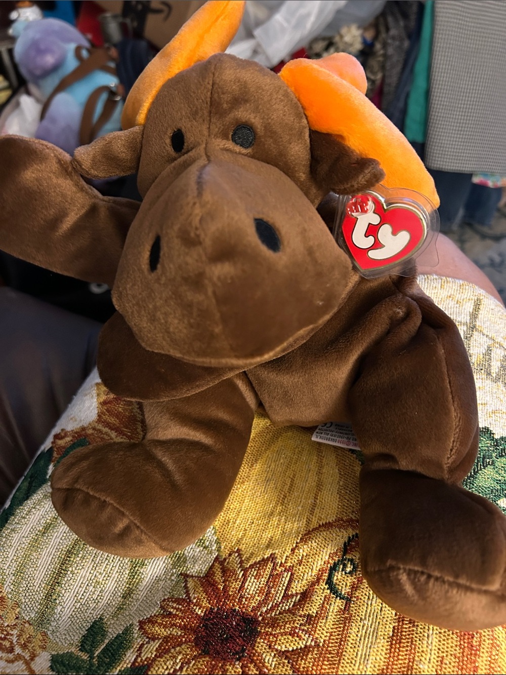 TY 1998 Chocolate The Moose - Large 16”
Vintage TY Collectible Toy Made in IL